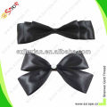 black bow tie, satin ribbon bow